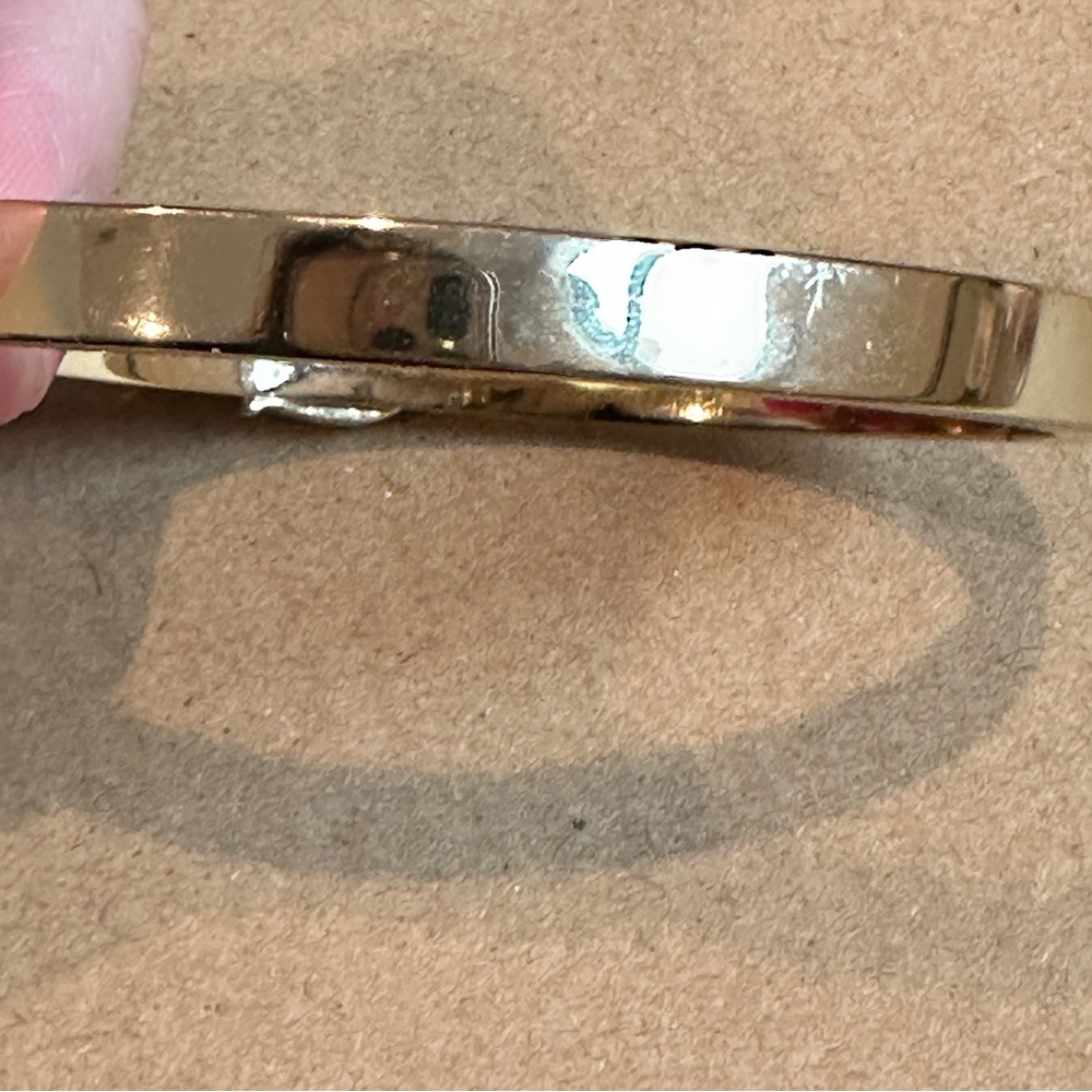 COACH Pave Signature Hinged Bangle - Picture 6 of 11